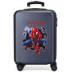 Marvel Disney Hård resväska för barn med 4-hjulig sidokombinationsstängning tillverkad av ABS, hårt och lätt material, Spiderman, kabinväska, Spindelmannen, 38 cm x 55 cm x 20 cm, Kabinväska Marvel Disney Hård resväska för barn med 4-hjulig sidokombinationsstängning tillverkad av ABS, hårt och lätt material, Spiderman, kabinväska, Spindelmannen, 38 cm x 55 cm x 20 cm, Kabinväska