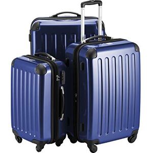 Hauptstadtkoffer ALEX 3-delars Koffertset – Kabinväska 55 cm, Mellanstor 65 cm & Stor 75 cm, Hårdskal ABS+PC, Kodlås, mörkblå Hauptstadtkoffer ALEX 3-delars Koffertset – Kabinväska 55 cm, Mellanstor 65 cm & Stor 75 cm, Hårdskal ABS+PC, Kodlås, mörkblå