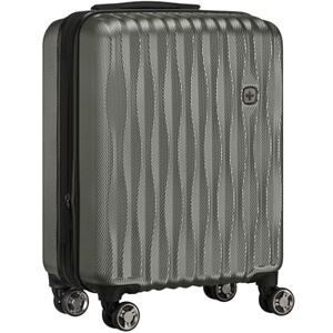 WENGER Energi resväska med hårt skal med 4 hjul, trolley, säkerhetslås, kvinnor och män, resor semester, GRÅ, Carry-On, Hardside expanderbart bagage med hjul WENGER Energi resväska med hårt skal med 4 hjul, trolley, säkerhetslås, kvinnor och män, resor semester, GRÅ, Carry-On, Hardside expanderbart bagage med hjul