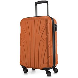 suitline Kabinväska 55 x 35 x 20 cm (34 L) ABS hård skal med TSA lås 4 dubbla hjul teleskophandtag lätt handbagage affärsresa, orange suitline Kabinväska 55 x 35 x 20 cm (34 L) ABS hård skal med TSA lås 4 dubbla hjul teleskophandtag lätt handbagage affärsresa, orange
