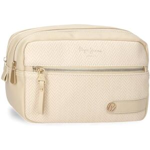 Pepe Jeans Sprig Sminkväska Beige 26 x 16 x 12 cm Konstläder av Joumma Väskor, beige, Talla única, Necessär Pepe Jeans Sprig Sminkväska Beige 26 x 16 x 12 cm Konstläder av Joumma Väskor, beige, Talla única, Necessär