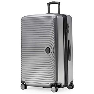 Hauptstadtkoffer Mitte Duża walizka z twardą skorupą, TSA, 4 kółka, bagaż rejestrowany z poszerzeniem 8 cm, 77 cm, 130 l, srebrny matowy Hauptstadtkoffer Mitte Duża walizka z twardą skorupą, TSA, 4 kółka, bagaż rejestrowany z poszerzeniem 8 cm, 77 cm, 130 l, srebrny matowy