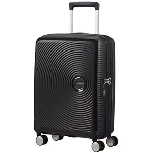 American Tourister Soundbox Spinner S Expanderbar Handbagage, 55 cm, 35.5/41 L, Svart (Bass Black) American Tourister Soundbox Spinner S Expanderbar Handbagage, 55 cm, 35.5/41 L, Svart (Bass Black)