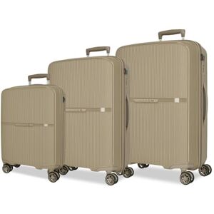 MOVOM Noon Bagageset beige 56/66/76 cm styv 2,8 kg TSA-stängning polypropen 2,8 kg 219,5 L handbagage, beige, en storlek, resväskeset, BEIgE, En storlek, Resväska set MOVOM Noon Bagageset beige 56/66/76 cm styv 2,8 kg TSA-stängning polypropen 2,8 kg 219,5 L handbagage, beige, en storlek, resväskeset, BEIgE, En storlek, Resväska set