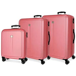 ROLL ROAD Kambodja resväskor, Rosa, 53 x 78 x 31 cm, Set med 3 resväskor ROLL ROAD Kambodja resväskor, Rosa, 53 x 78 x 31 cm, Set med 3 resväskor