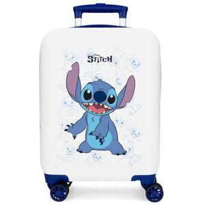 Disney Joumma Happy Stitch Kabinväska Vit 33 x 50 x 20 cm Styv 2 kg Sidokombinationslås ABS 2 kg 33L Handbagage, Vit, Talla única, Kabinväska Disney Joumma Happy Stitch Kabinväska Vit 33 x 50 x 20 cm Styv 2 kg Sidokombinationslås ABS 2 kg 33L Handbagage, Vit, Talla única, Kabinväska