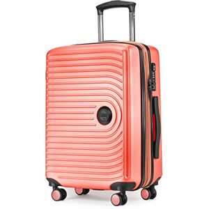 Hauptstadtkoffer Mitte Kabinväska 55x40x23, TSA, 4 hjul, resväska, hårdskalväska, trolley, handbagage, koralll Hauptstadtkoffer Mitte Kabinväska 55x40x23, TSA, 4 hjul, resväska, hårdskalväska, trolley, handbagage, koralll