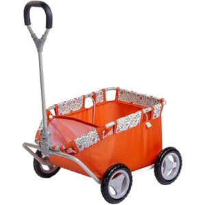 JC Toys Leksakslagring med hjul, lätt att bära, Grid Bag, Vadderat fodral, Nature, Orange och blommig kollektion, designad av Berenguer, 3 år JC Toys Leksakslagring med hjul, lätt att bära, Grid Bag, Vadderat fodral, Nature, Orange och blommig kollektion, designad av Berenguer, 3 år