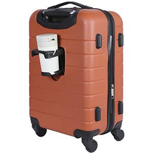 Wrangler Bagageuppsättning smart hård sida med USB-laddningsport, Bränd orange, 20-Inch Carry-On, Smart bagageuppsättning med kopphållare och USB-port Wrangler Bagageuppsättning smart hård sida med USB-laddningsport, Bränd orange, 20-Inch Carry-On, Smart bagageuppsättning med kopphållare och USB-port