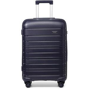 Kono lätt hårt skal resväska resa handbagage, Marinblått Xsp, Medium 24 Inch, Resväska med medelhårt skal Kono lätt hårt skal resväska resa handbagage, Marinblått Xsp, Medium 24 Inch, Resväska med medelhårt skal