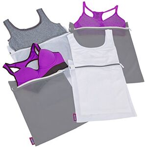Laundry 360 Tvätt 360 4-pack aktiv wear tvättpåse set setet innehåller 2 stora väskor och 2 medelstora väskor skydda kläder tvätttillbehör blandade färger Laundry 360 Tvätt 360 4-pack aktiv wear tvättpåse set setet innehåller 2 stora väskor och 2 medelstora väskor skydda kläder tvätttillbehör blandade färger