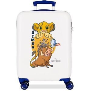 Disney Joumma The Lion King kabinväska vit 38 x 55 x 20 cm styv 2 kg sida kombinationslås ABS 2 kg 35 L handbagage, Vit, Talla única, Kabinväska Disney Joumma The Lion King kabinväska vit 38 x 55 x 20 cm styv 2 kg sida kombinationslås ABS 2 kg 35 L handbagage, Vit, Talla única, Kabinväska