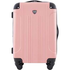 Travelers Club Chicago hård resväska med hjul och utdragbar handtag, Rosa guld, 20" Carry-On Travelers Club Chicago hård resväska med hjul och utdragbar handtag, Rosa guld, 20" Carry-On