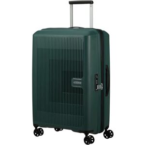 American Tourister Aerostep Spinner M, expanderbart fodral, 67 cm, 66,5/72,5 L, grön (mörk skog) American Tourister Aerostep Spinner M, expanderbart fodral, 67 cm, 66,5/72,5 L, grön (mörk skog)