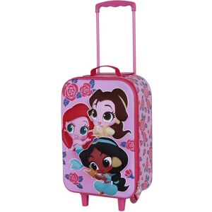 Disney Princess Flowers-mjuk 3D-resväska för resväska, rosa, 17 x 33 x 52 cm, kapacitet 26 L, Rosa prinsessa, En storlek, Mjuk 3D-resväska Disney Princess Flowers-mjuk 3D-resväska för resväska, rosa, 17 x 33 x 52 cm, kapacitet 26 L, Rosa prinsessa, En storlek, Mjuk 3D-resväska