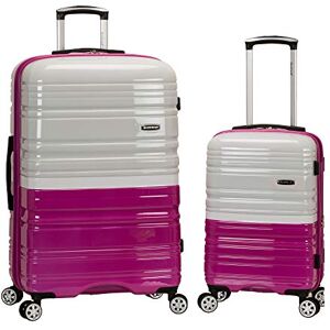 Rockland 20 tum, 28 tum, 2 st expanderbar polykarbonat spinnarset, 2 ton vit, 2 Piece (20"/28"), Melbourne hård sida expanderbart spinner-hjul bagage Rockland 20 tum, 28 tum, 2 st expanderbar polykarbonat spinnarset, 2 ton vit, 2 Piece (20"/28"), Melbourne hård sida expanderbart spinner-hjul bagage