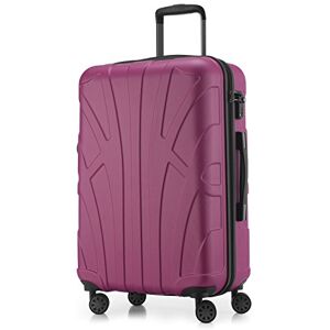 suitline Mellanstor resväska 66 x 44 x 27 cm ABS hård skal expanderbar (58-68 L) med TSA lås 4 dubbla hjul teleskophandtag resväska, magenta suitline Mellanstor resväska 66 x 44 x 27 cm ABS hård skal expanderbar (58-68 L) med TSA lås 4 dubbla hjul teleskophandtag resväska, magenta
