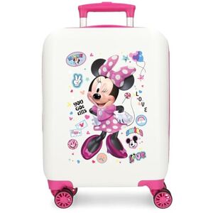 Disney Joumma Mimmi Party kabinväska vit 33 x 50 x 20 cm hård ABS sida kombinationslås 28,4L 2 kg 4 dubbla hjul bagage hand, Vit, Kabinväska Disney Joumma Mimmi Party kabinväska vit 33 x 50 x 20 cm hård ABS sida kombinationslås 28,4L 2 kg 4 dubbla hjul bagage hand, Vit, Kabinväska
