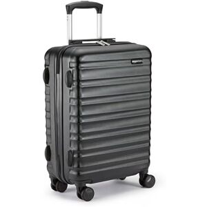 Amazon Basics Kabinväska med Hårt Skal ABS Handbagage Godkänt för Ryanair Reptålig och Lättviktskonstruktion 55 x 40 x 20cm Svart Amazon Basics Kabinväska med Hårt Skal ABS Handbagage Godkänt för Ryanair Reptålig och Lättviktskonstruktion 55 x 40 x 20cm Svart