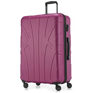 suitline Stor resväska 76 x 53 x 31 cm ABS hård skal expanderbar (96-110 L) med TSA lås 4 dubbla hjul teleskophandtag trolley, magenta suitline Stor resväska 76 x 53 x 31 cm ABS hård skal expanderbar (96-110 L) med TSA lås 4 dubbla hjul teleskophandtag trolley, magenta