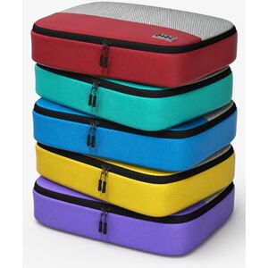 Dot&Dot Medium Packing Cubes for Suitcases 5 Pcs Set of Travel Organizer Bags for Carry On Luggage Dot&Dot Medium Packing Cubes for Suitcases 5 Pcs Set of Travel Organizer Bags for Carry On Luggage
