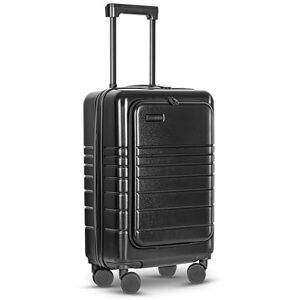 ETERNITIVE – Resväska I resväska av ABS I rullväska I resväska lätt med dubbla hjul 360° I hårt skal med TSA-lås, svart, Handgepäck, handbagage ETERNITIVE – Resväska I resväska av ABS I rullväska I resväska lätt med dubbla hjul 360° I hårt skal med TSA-lås, svart, Handgepäck, handbagage