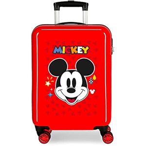 Disney Musse Get Moving cockpit-fodral, röd, 38 x 55 x 20 cm, ABS-kombinationslås, 34 l, 2 kg, 4 dubbla rullar, röd, 55 X 38 X 20 CM, väska Disney Musse Get Moving cockpit-fodral, röd, 38 x 55 x 20 cm, ABS-kombinationslås, 34 l, 2 kg, 4 dubbla rullar, röd, 55 X 38 X 20 CM, väska
