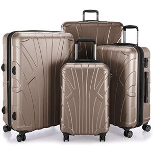 suitline Resväskset om 4 hårt väskefodral vagn utbyggbar (S, M, L & Xl), tsa, väskset, kofer set, Guld, Kofer-Set, Resväskeset suitline Resväskset om 4 hårt väskefodral vagn utbyggbar (S, M, L & Xl), tsa, väskset, kofer set, Guld, Kofer-Set, Resväskeset