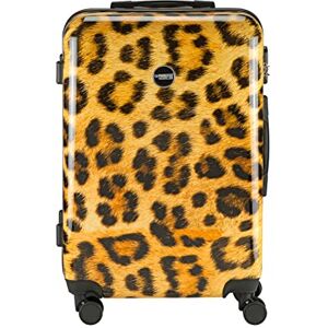 Princess djurtryck – leopard, GUL, Mittel Reisekoffer, Trolley med hårda hjul Princess djurtryck – leopard, GUL, Mittel Reisekoffer, Trolley med hårda hjul