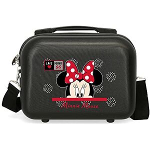 Disney My Pretty Bow resväska set, Grå, 29x21x15 cms, Skönhetsväska Disney My Pretty Bow resväska set, Grå, 29x21x15 cms, Skönhetsväska