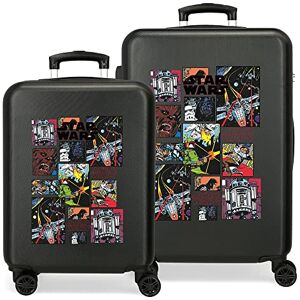 Star Wars Galactic Team Resväskesats Svart 55/65 cms Stelt ABS Kombinationslås Sidospel 104L 6 kg 4 Dubbla hjul Handbagage, Svart, Set Maletas, Bagageuppsättning Star Wars Galactic Team Resväskesats Svart 55/65 cms Stelt ABS Kombinationslås Sidospel 104L 6 kg 4 Dubbla hjul Handbagage, Svart, Set Maletas, Bagageuppsättning