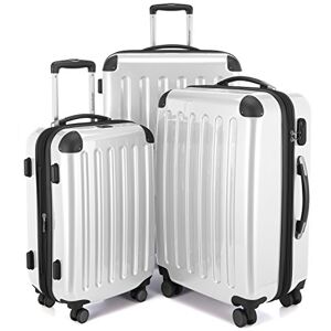 Hauptstadtkoffer ALEX 3-delars Koffertset – Kabinväska 55 cm, Mellanstor 65 cm & Stor 75 cm, Hårdskal ABS+PC, Kodlås, vit Hauptstadtkoffer ALEX 3-delars Koffertset – Kabinväska 55 cm, Mellanstor 65 cm & Stor 75 cm, Hårdskal ABS+PC, Kodlås, vit