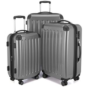 Hauptstadtkoffer Alex – handbagage, 55 x 38 x 23 cm, TSA, 4 rullar, 42 liter, resväska, hårt skalfodral, rullväska, bagagebagage resväska, silver, Koffer-Set, Resväska set Hauptstadtkoffer Alex – handbagage, 55 x 38 x 23 cm, TSA, 4 rullar, 42 liter, resväska, hårt skalfodral, rullväska, bagagebagage resväska, silver, Koffer-Set, Resväska set