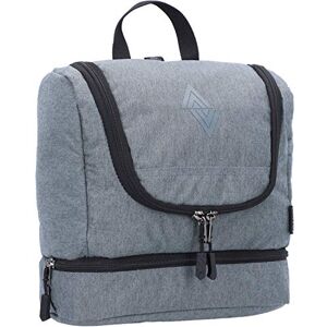 NITRO Resekit snygg resväska med extra bottenfack necessär, Svart brus, 25x24x11 cm, Revelsats NITRO Resekit snygg resväska med extra bottenfack necessär, Svart brus, 25x24x11 cm, Revelsats