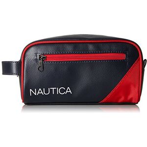 Nautica herr topp dragkedja reseset necessär organisatör förpackning, Röd, en storlek Nautica herr topp dragkedja reseset necessär organisatör förpackning, Röd, en storlek