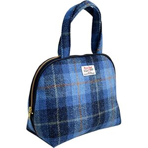 Vagabond Bags Ltd Vagabond Väskor Harris Tweed Check Necessär, Mellanblått, 26 cm, Handtagsväska Vagabond Bags Ltd Vagabond Väskor Harris Tweed Check Necessär, Mellanblått, 26 cm, Handtagsväska