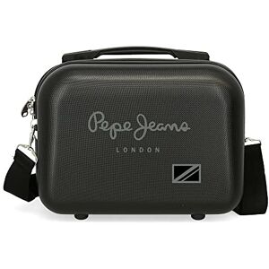 Pepe Jeans Cromwell Adaptable Neceser Svart 29x21x15 cms Stelt ABS 9,14L 0,63 kg, Svart, Talla única, anpassningsbar necessär Pepe Jeans Cromwell Adaptable Neceser Svart 29x21x15 cms Stelt ABS 9,14L 0,63 kg, Svart, Talla única, anpassningsbar necessär