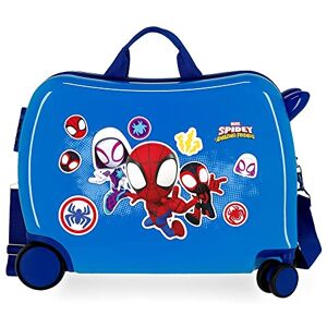 Marvel Spiderman Go Webs Go Barnväska Blå Hård ABS Sidokombinationsstängning 4 hjul Handbagage, Blå, Maleta Infantil, barnresväska Marvel Spiderman Go Webs Go Barnväska Blå Hård ABS Sidokombinationsstängning 4 hjul Handbagage, Blå, Maleta Infantil, barnresväska
