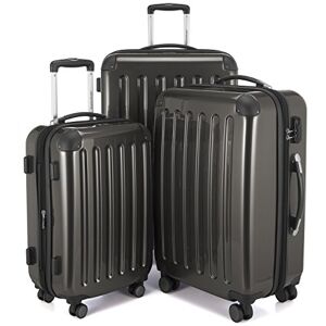 Hauptstadtkoffer ALEX 3-delars Koffertset – Kabinväska 55 cm, Mellanstor 65 cm & Stor 75 cm, Hårdskal ABS+PC, Kodlås, grafit Hauptstadtkoffer ALEX 3-delars Koffertset – Kabinväska 55 cm, Mellanstor 65 cm & Stor 75 cm, Hårdskal ABS+PC, Kodlås, grafit