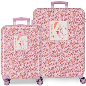 Pepe Jeans Sandra skolryggsäck, rosa, justerbara remmar för bekväm användning, olika fack, av Joumma Bags, Rosa, 55 cm x 38 cm x 20 cm / 68 cm x 48 cm x 26 cm, Resväskeset Pepe Jeans Sandra skolryggsäck, rosa, justerbara remmar för bekväm användning, olika fack, av Joumma Bags, Rosa, 55 cm x 38 cm x 20 cm / 68 cm x 48 cm x 26 cm, Resväskeset