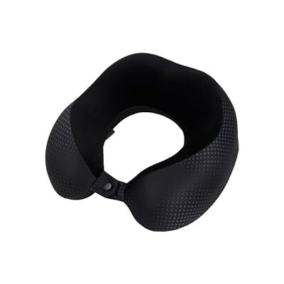 American Tourister Travel Accessories Resekudde med memory foam, ergonomisk och bekväm nackkudde för flygplan, bil och tåg, 30 cm, Svart/Grå (Black/Grey) American Tourister Travel Accessories Resekudde med memory foam, ergonomisk och bekväm nackkudde för flygplan, bil och tåg, 30 cm, Svart/Grå (Black/Grey)
