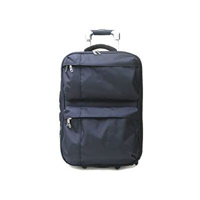 BIBA Resväska, Meri G resväska, Trolley-handtag, dragkedja, polyester + ABS, Marinblå, S, Resväskor och vagnar BIBA Resväska, Meri G resväska, Trolley-handtag, dragkedja, polyester + ABS, Marinblå, S, Resväskor och vagnar