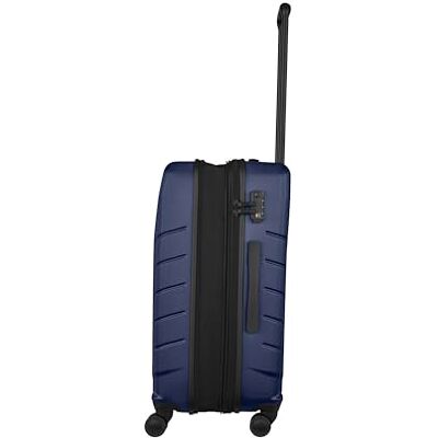 WENGER Skyon, Stort Hårt Fodral, Dubbel Ratt Med 4 Hjul, 103 (120) L, Tsa-Lås, Kvinnor Män, Resesemester, Svart, 653566 WENGER Skyon, Stort Hårt Fodral, Dubbel Ratt Med 4 Hjul, 103 (120) L, Tsa-Lås, Kvinnor Män, Resesemester, Svart, 653566