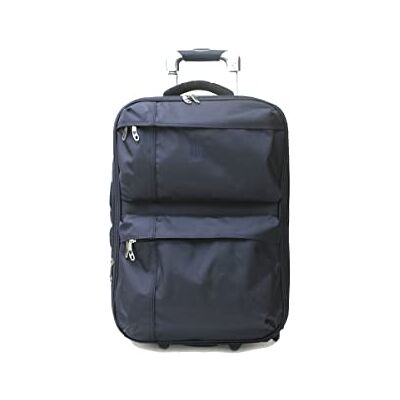 BIBA Resväska, Meri G resväska, Trolley-handtag, dragkedja, polyester + ABS, Marinblå, M, Resväskor och vagnar BIBA Resväska, Meri G resväska, Trolley-handtag, dragkedja, polyester + ABS, Marinblå, M, Resväskor och vagnar