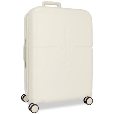 Pepe Jeans Highlight medium resväska beige, 48 x 70 x 28 cm, styv 3,22 kg stängning TSA integrerad ABS 3,22 kg, 79 hopfällbar av Joumma Bags, beige, Talla única, medium resväska Pepe Jeans Highlight medium resväska beige, 48 x 70 x 28 cm, styv 3,22 kg stängning TSA integrerad ABS 3,22 kg, 79 hopfällbar av Joumma Bags, beige, Talla única, medium resväska