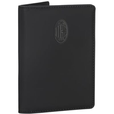 A.C. Milan Unisex Porta Documenti officiella passfodral och resedokument, svart, en storlek, Svart, En storlek A.C. Milan Unisex Porta Documenti officiella passfodral och resedokument, svart, en storlek, Svart, En storlek