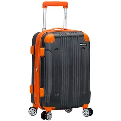 Rockland 20 tum expanderbart handbagage, spinner-bagage, Grå, Carry-On 20-Inch, London hård sida spinner hjul bagage Rockland 20 tum expanderbart handbagage, spinner-bagage, Grå, Carry-On 20-Inch, London hård sida spinner hjul bagage