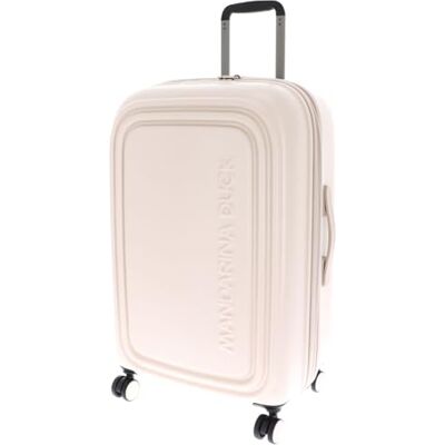 Mandarina Duck Mandarina Anka logotyp + vagn medium exp, Vit mocha, Logotyp: Mandarina Duck Mandarina Anka logotyp + vagn medium exp, Vit mocha, Logotyp:
