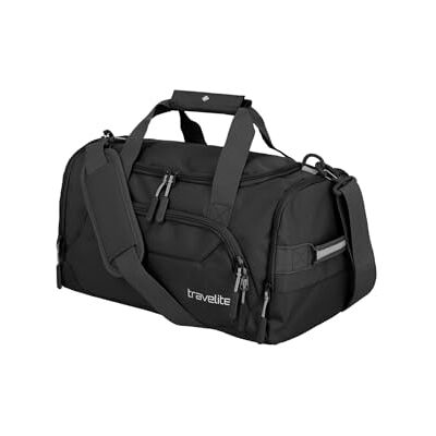 Travelite Resväska Handbagage 40 cm, Weekender Kick Off, Lätt Liten Resväska för Semester, Sport, Pool, Klinivistelse, 23 Liter, Svart Travelite Resväska Handbagage 40 cm, Weekender Kick Off, Lätt Liten Resväska för Semester, Sport, Pool, Klinivistelse, 23 Liter, Svart