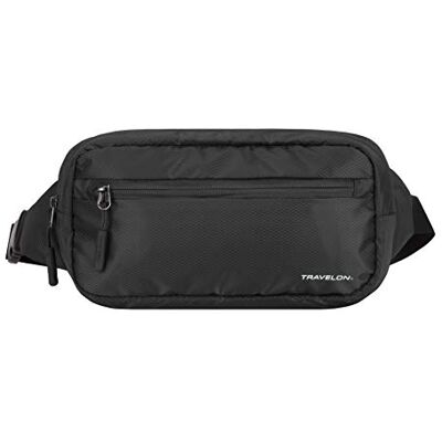 Travelon Unisex-vuxen värld resor nödvändigheter midjeväska, Svart, En storlek, World Travel Essentials konvertibel slinga/midjeväska Travelon Unisex-vuxen värld resor nödvändigheter midjeväska, Svart, En storlek, World Travel Essentials konvertibel slinga/midjeväska